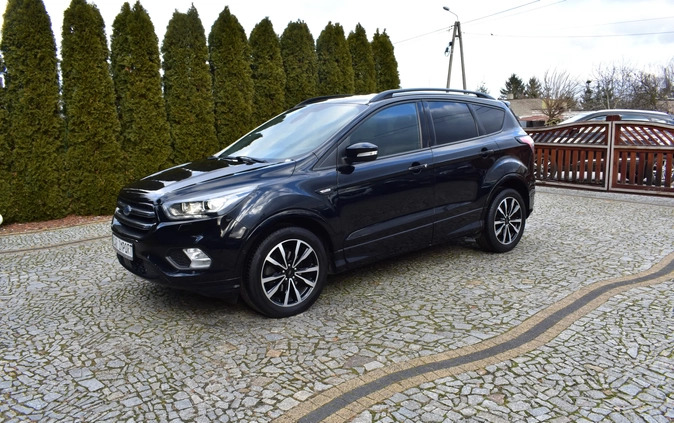 Ford Kuga cena 73500 przebieg: 118357, rok produkcji 2018 z Stoczek Łukowski małe 781